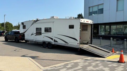 Thieves used a hollowed-out toy hauler