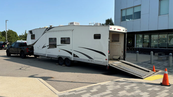 Thieves used a hollowed-out toy hauler