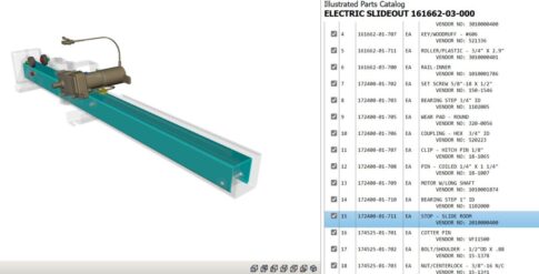 Power Gear Parts List