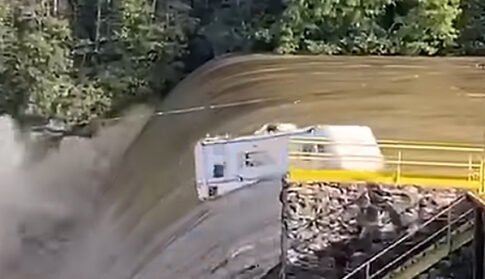 RV over dam