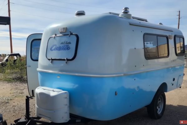 Casita trailer renovation exterior