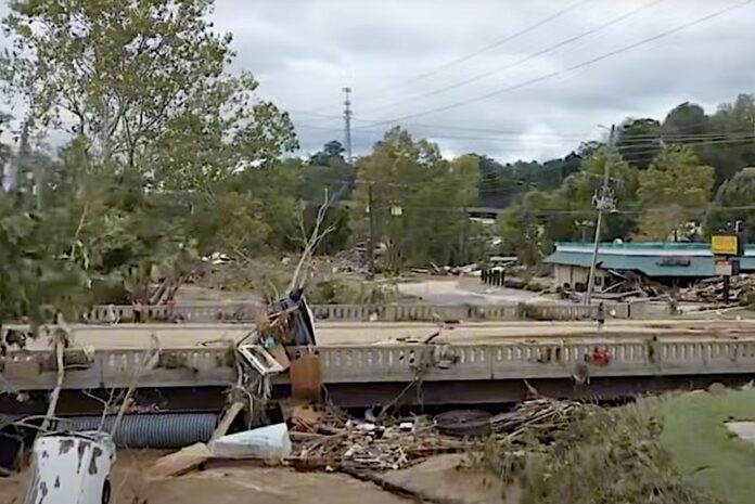 Hurricane damage