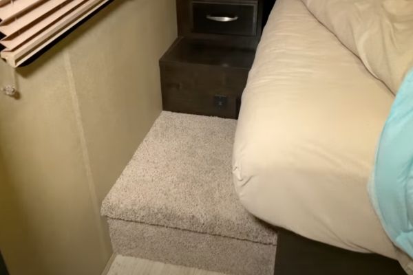 DIY RV storage step