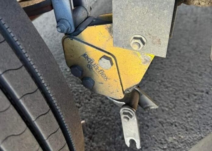 Cracked RV suspension