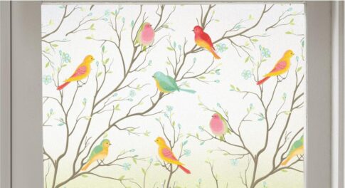 Bird and branches window filmAmazon image