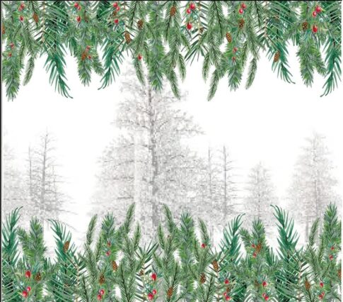 Christmas window cling Amazon image