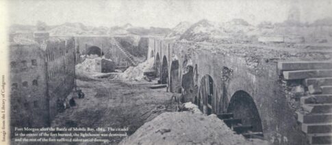 damage from The battle of Mobile Bay