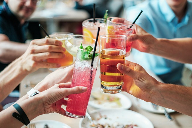 people toasting 