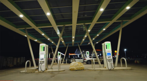 pull through charge stations