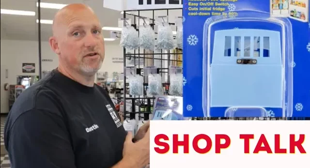 Dustin talks about this RV fridge cooling fan