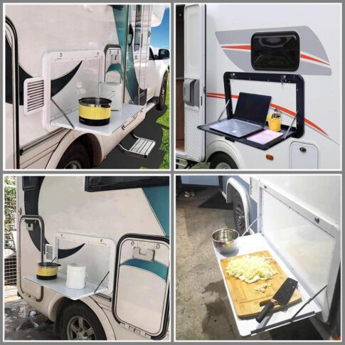 RV exterior fold down table Amazon image