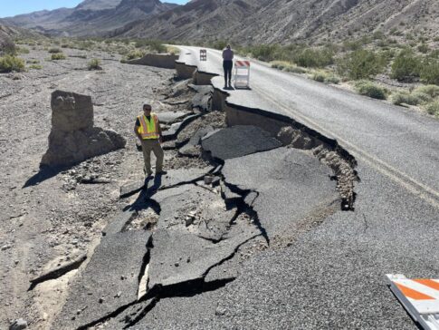 emigrant canyon rd in Death Valley NPS image