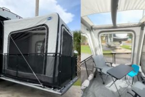 MORyde PatioEX – Inflatable patio for toy haulers