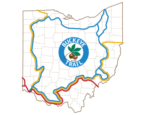 Buckeye Trail map ohiodnr.gov image