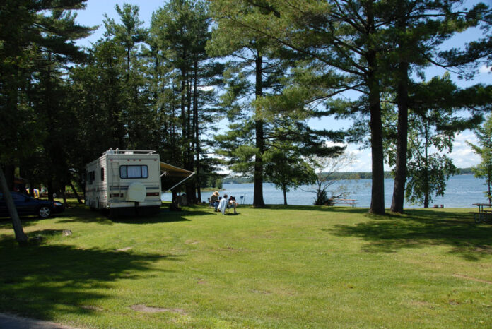 NY state park dispersed camping NY park service image