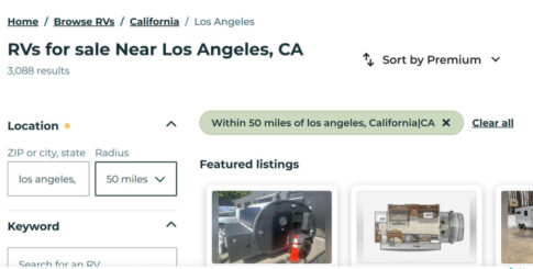 LA fire RVs