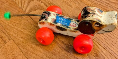 Label maker on toy Gail Marsh image