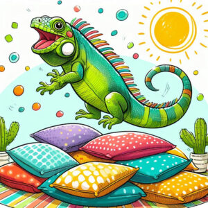 falling iguanas