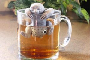 slow brew sloth tea infuser