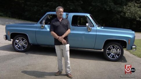 Eric's two-sided pickup truck