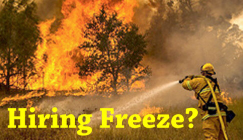 Firefighter hiring freeze