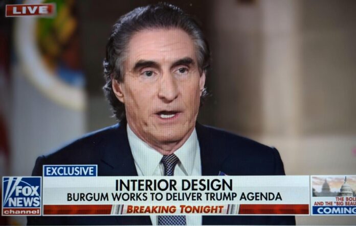 Interior Secretary, Doug Burgum Fox News video screenshot