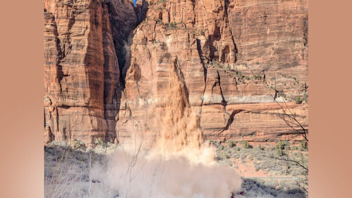 Zion Rockfall