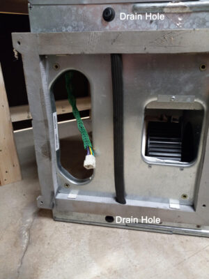 Air Conditioner drain holes