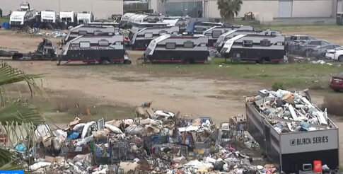 homeless take over RVs