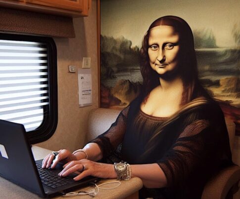 Mona at work