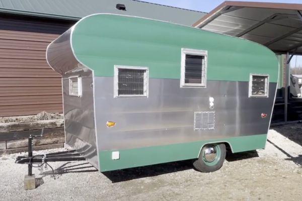 1959 Scotsman travel trailer beautifully restored for new life