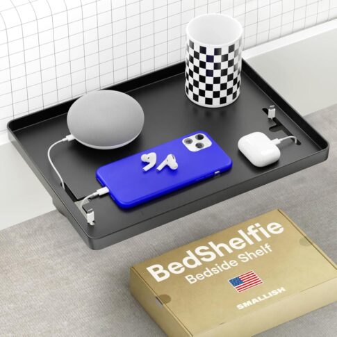 BedShelfie bedside table for CPAP machine Image: Amazon