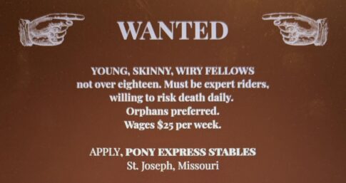 Pony Express riders wanted Image: thepony express.org