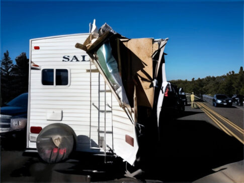 RV hitch failure