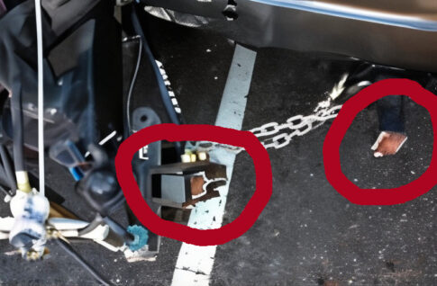 RV hitch failure