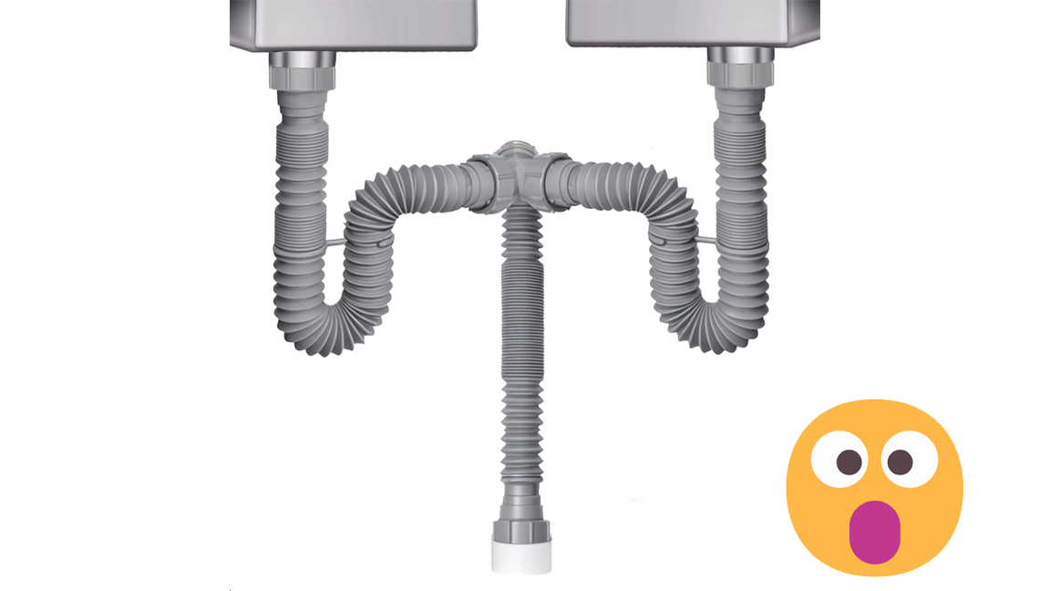 I replumbed my RV sink with flex pipe. Genius or totally unhinged?