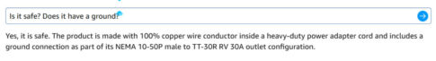 range outlet to RV adapter