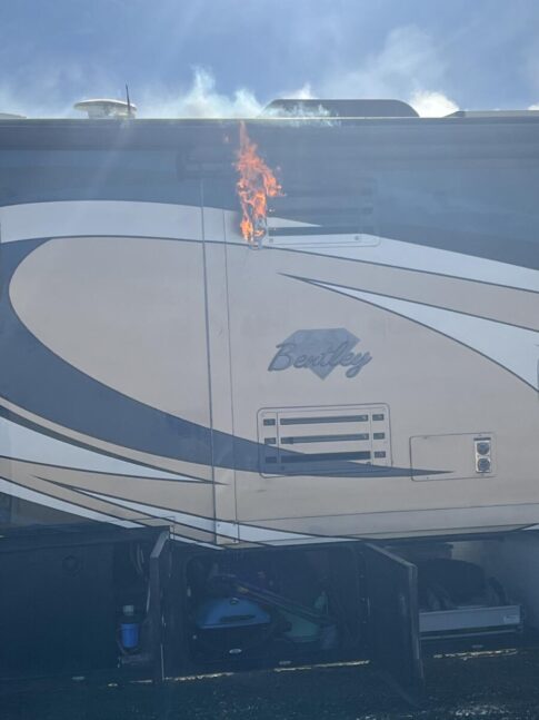 rv fire starts in fridge vent