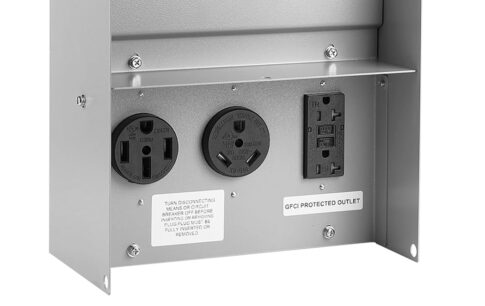 hot shore power plug