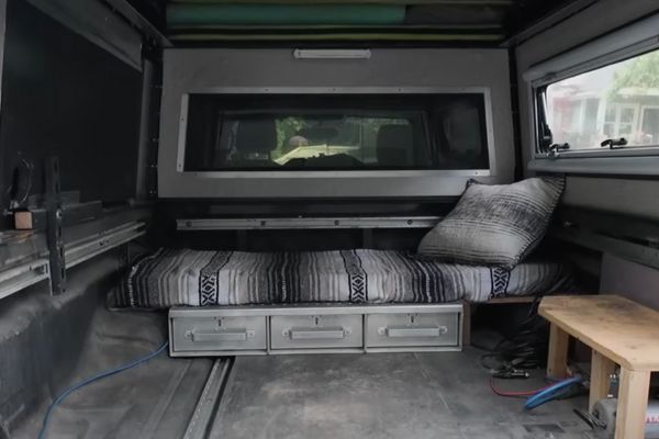Using contractor drawers as good storage for RV builds