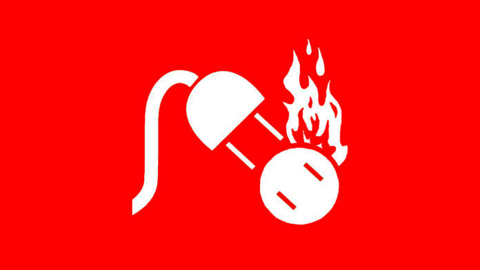 hot shore power plug