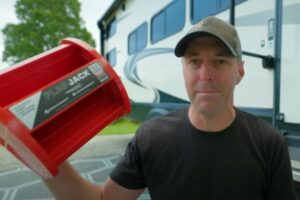FlapJack RV stabilizer block