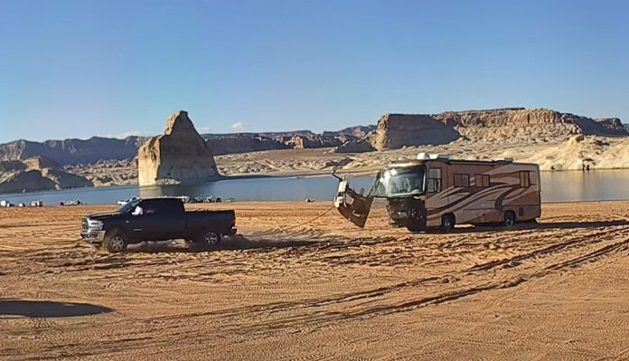 motorhome tow gone bad