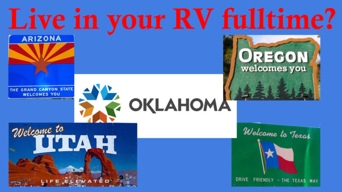 What states allow fulltime RVing