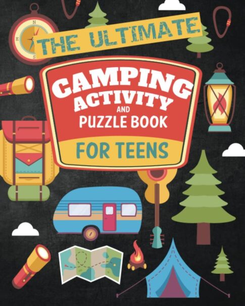 Camping Activity and Puzzle Book for TeensAmazon image