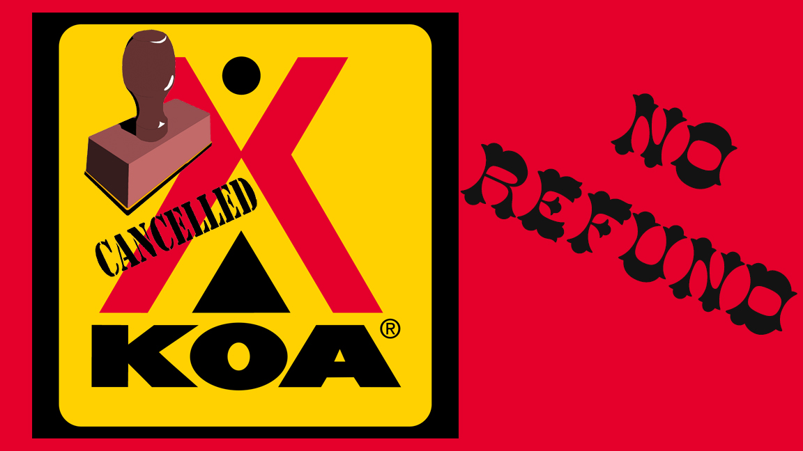 KOA changes its cancellation policy