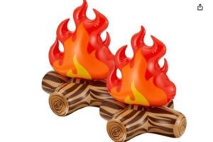 Inflatible campfire