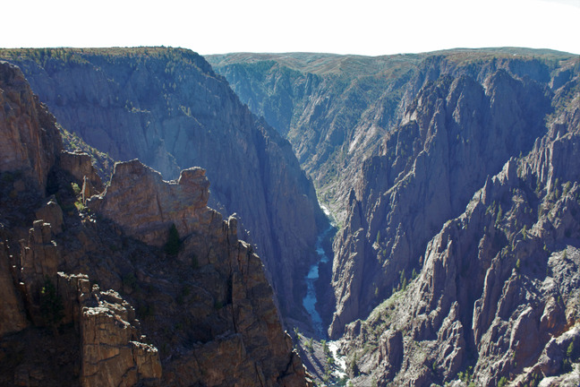 North Rim view of the Black Canyon of the Gunnison Image: NPS