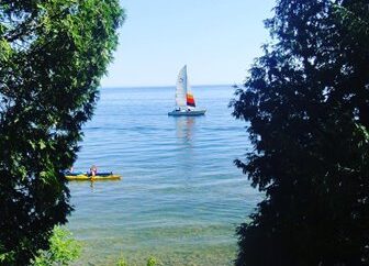 Sailboat in Door County, WI Image: doorcounty.com