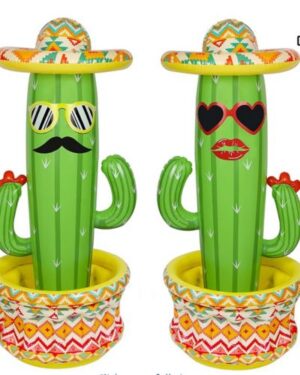 Cactus Coolers inflatable cactus shaped ice buckets for parties